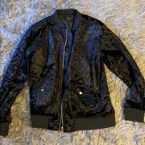 Suade material sweater